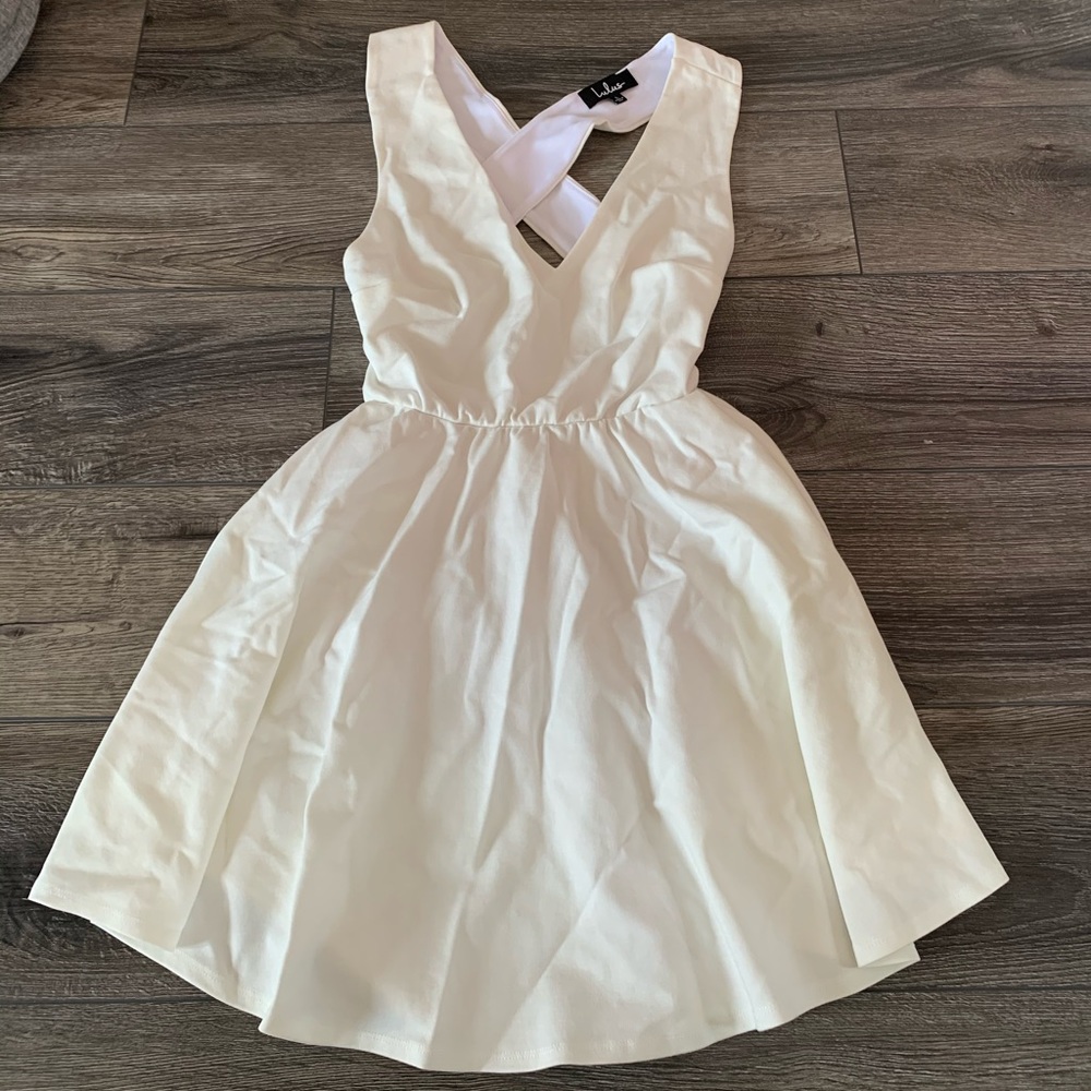 White LuLus dress